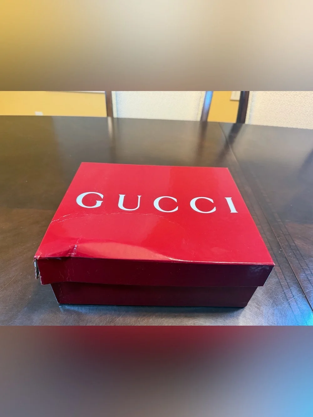 New Authentic Gucci GG Supreme Logo Leather Brown Pink Shoulder Bag